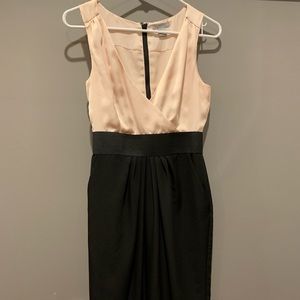 H&M cocktail black and light pink cocktail dress
